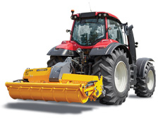 Трактор Valtra T235 с ротоватором MeriCrusher MJS-241 STG